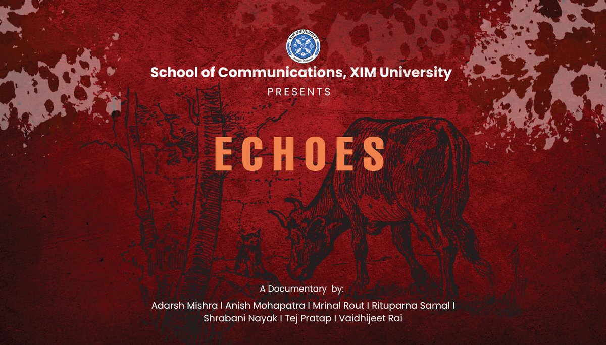 schoolofcomms_'s tweet photo. The pain that sustains their voices is the negligence that accounts for our choices. Join the journey of the cinematic perspective based on the silence amidst chaos…weak amidst the dominance through the journey of #ECHOES - a documentary by the final year UG students of #SCOMM https://t.co/iLLdSALvVb