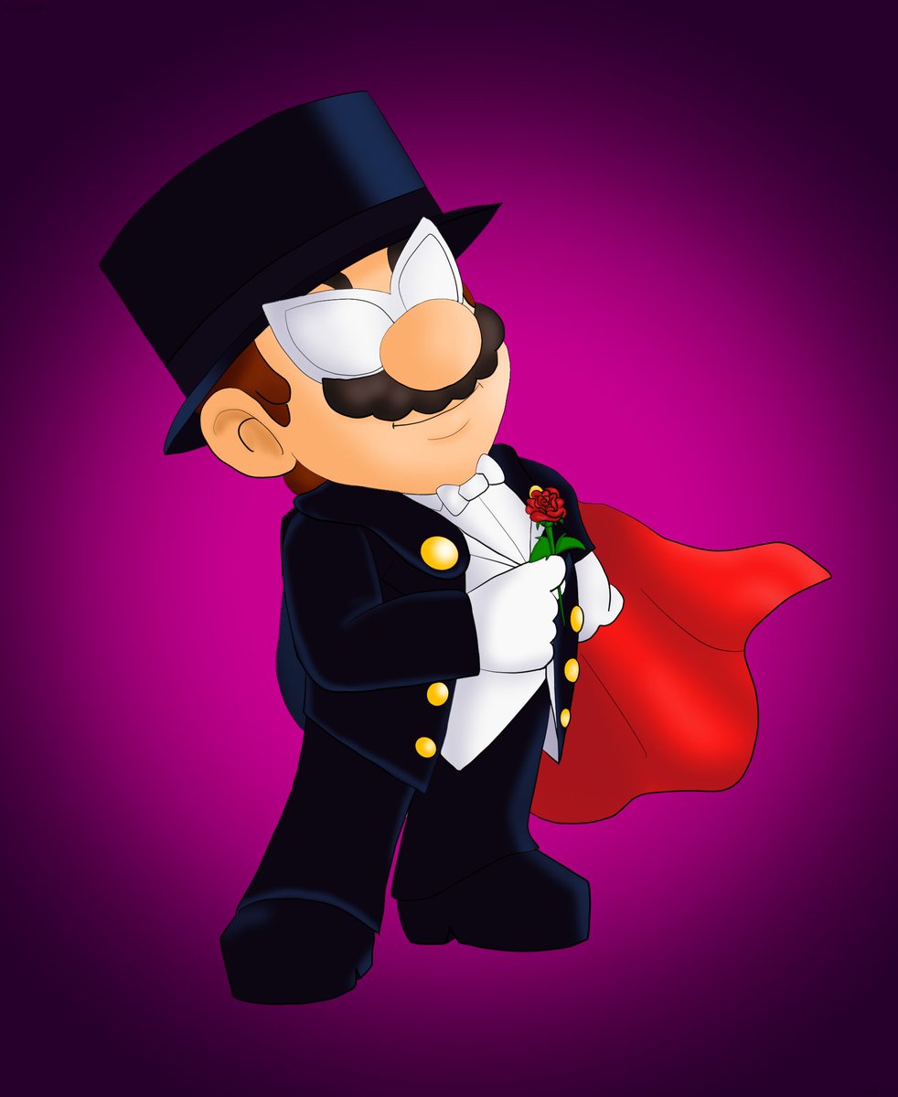 SpadezArt's tweet photo. The sixth part of remakes for Sailor Toadstool- Tuxedo Mask #sailor_moon #SuperMario #fanart #digitalart #au #tuxedomask #magicalgirl https://t.co/yscX2353BF
