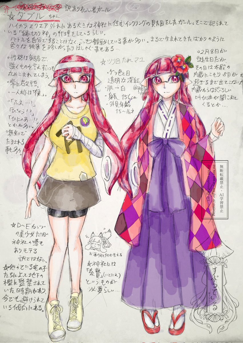 splatail_10008's tweet photo. 自分の好きな世界観とスプラ創作を合わせたような二次創作してます。
うちよそやよそ様を美しく描くことに心血を注いでおります🙇

うちの子や組織などはこの固定ツイのリプか、タグからご覧頂けます🙏

ちなみにクズい子や悪役が多めです。

（2、3枚目はよそ様含みます） https://t.co/JSmQeB4ZHT