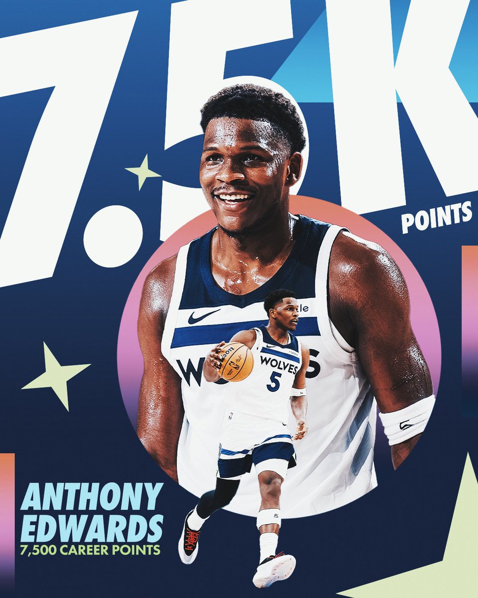 Timberwolves's tweet photo. third youngest in NBA history.

the other two? LeBron &amp; KD 🤯 https://t.co/5PMm85UyJ0
