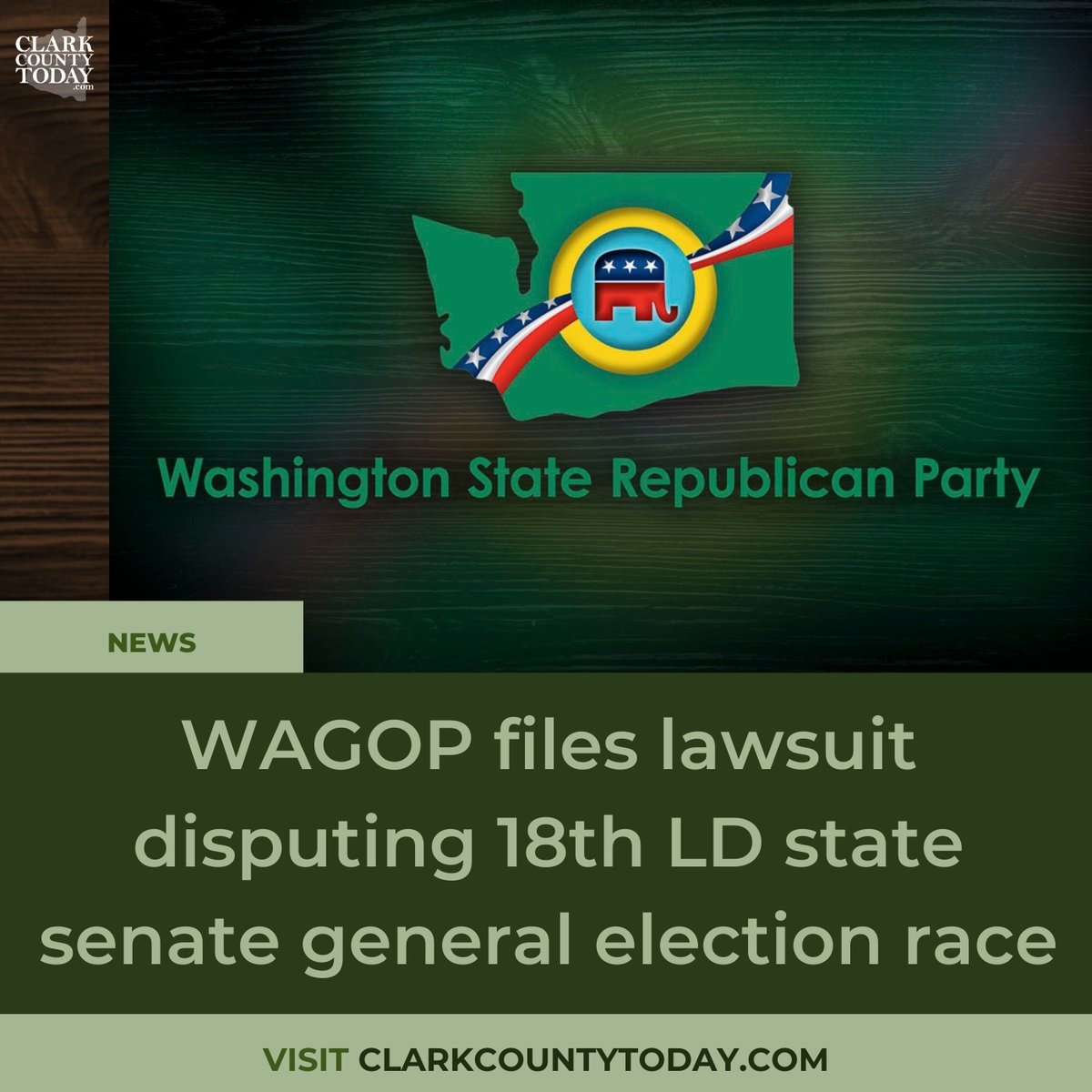 NewsFromCCT's tweet photo. WAGOP files a lawsuit over LD 18 senate race, alleging over 1,000 non-resident votes. https://t.co/NQWDpMbALu #Elections24 #WAGOP #LD18 https://t.co/1YhZtAVm8I