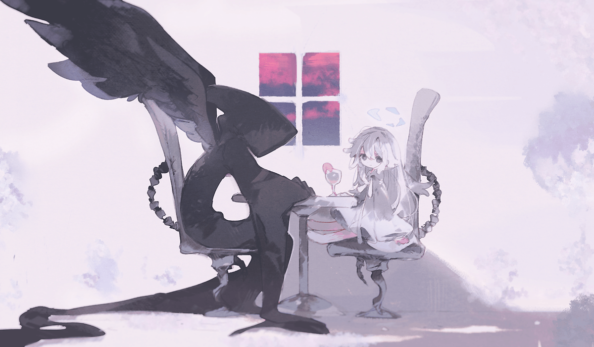 「描いた絵みて 」|裏方のイラスト