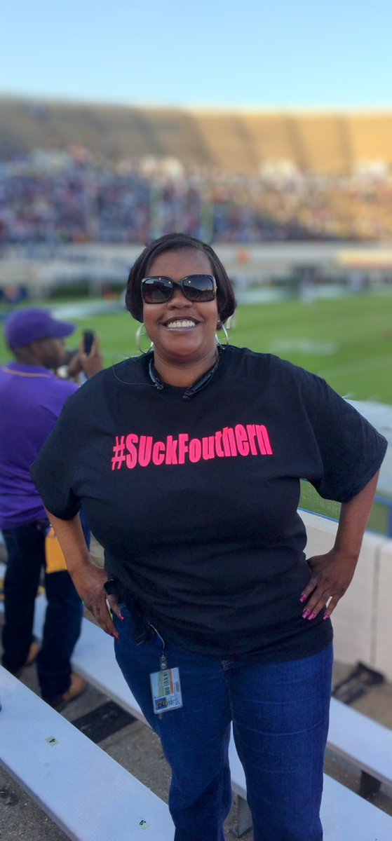 _TselNoelle_'s tweet photo. This was October 2014 v SU. I was still working at JSU. The sentiment will forever be #SUckFouthern   

#BeatSU
#GoTigers
#GuardTheeYard https://t.co/9dkudu17SM