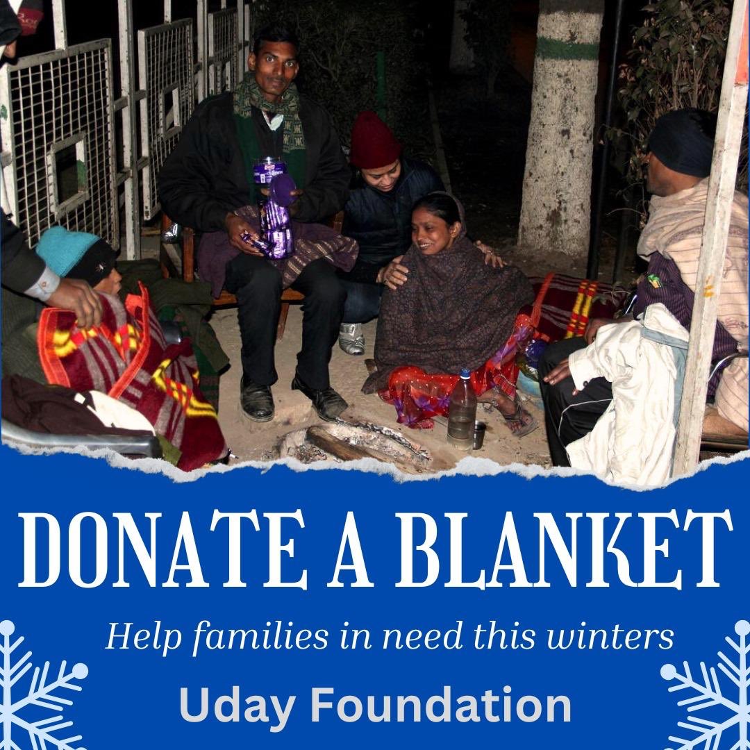 udayfoundation's tweet photo. Winter's chill is here, and while we cozy up, let's extend warmth to those on the cold streets.
Join Uday Foundation's Blanket Donation Campaign and be a source of hope.
Pls visit: https://t.co/a72QZcUeGq
#WarmthForAll #DonateBlankets #UdayFoundation https://t.co/nhhDHY76A1