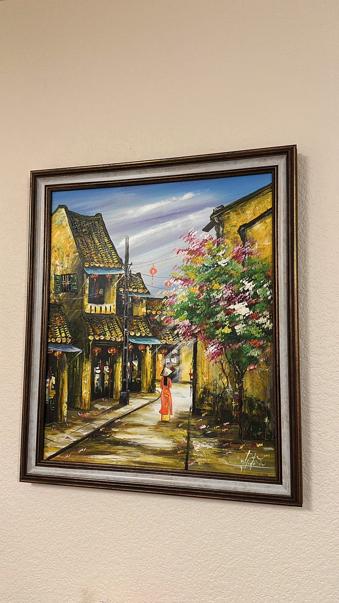 BrianSpragge's tweet photo. A painting from a friend.

If you’re from Vietnam you know where this is. https://t.co/1OzjL3fXUT