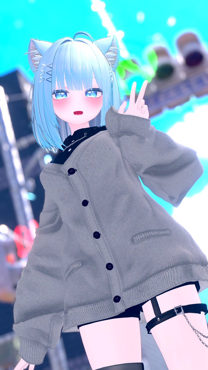 Shibuya_s15_VRC's tweet photo. 久しぶりのライムちゃん改変です💙 https://t.co/syKcxr6M7V
