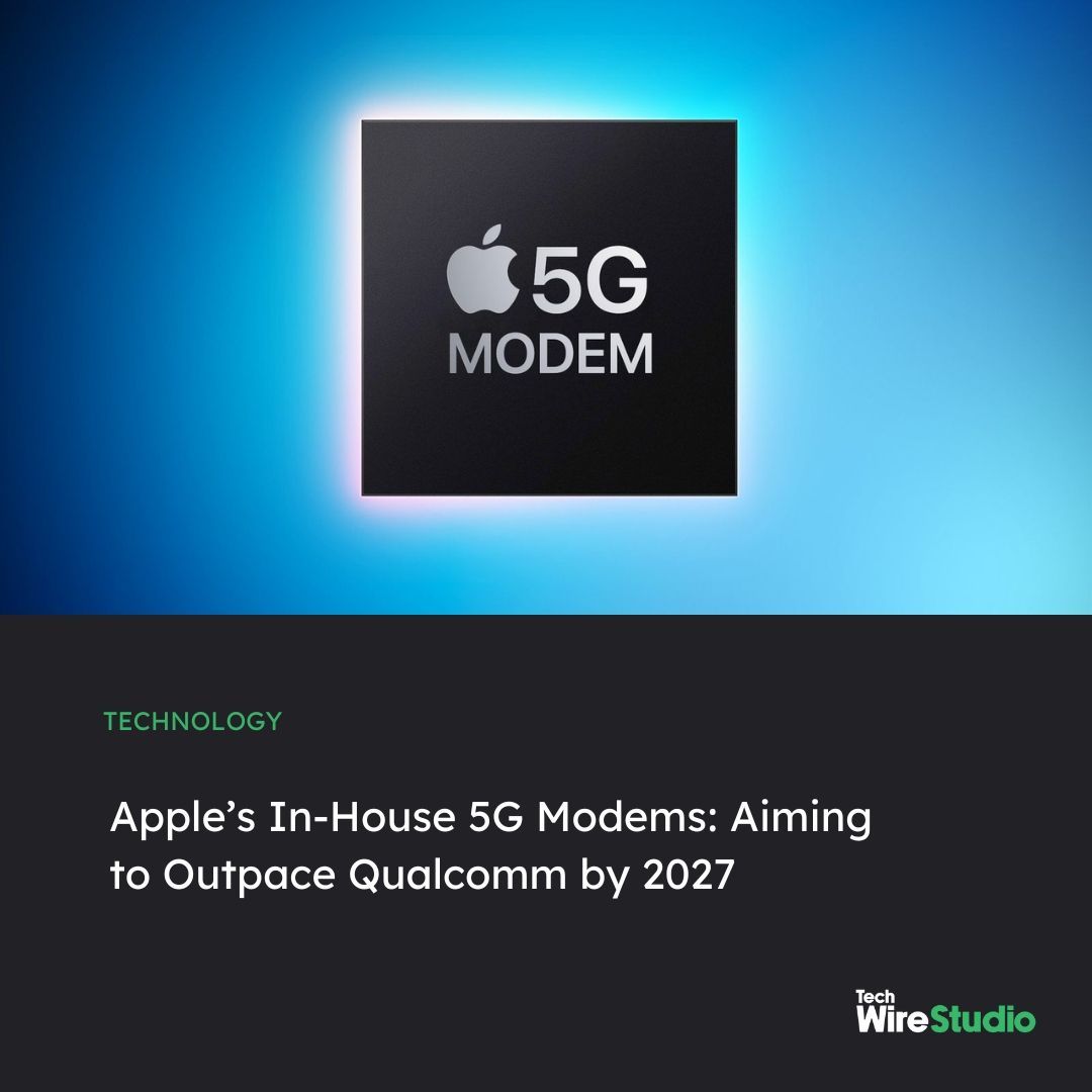TechWireStudio's tweet image. Apple’s in-house 5G modems are coming!   

- 2025: Debuts in iPhone SE.  
- 2026: mmWave tech in iPhone 18 &amp;amp; iPads.  
- 2027: &quot;Prometheus&quot; modem could outpace Qualcomm with satellite &amp;amp; AI features.  

Will it match Qualcomm? Only time will tell! ⏳

 #Apple #5G