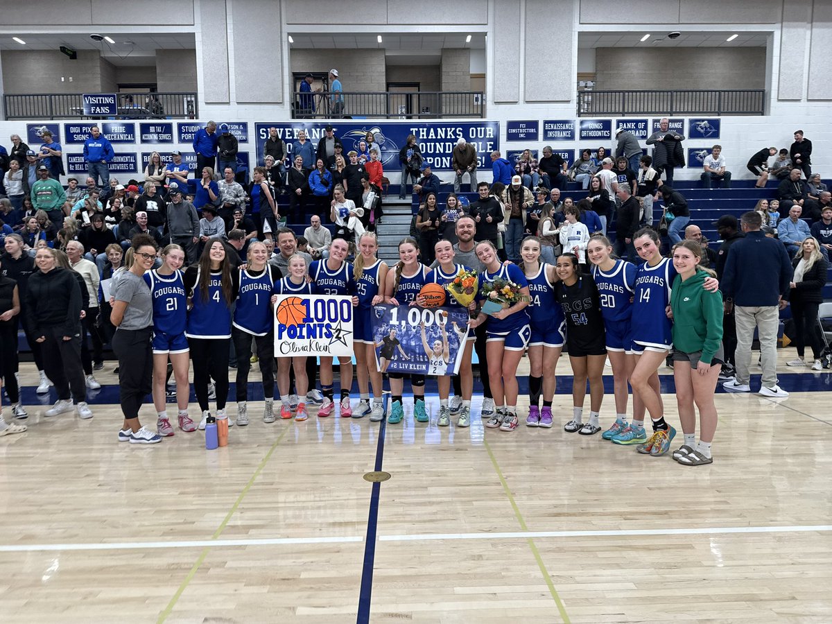 NathanKleinLC's tweet photo. To just say I’m proud of @oliviaklein2025 would be a real understatement. So many 6:00 am shooting sessions and hard work - it’s fun to celebrate this accomplishment for her! And we got the Win to top it off! Love you girlie - keep grinding!
@Athletics_RCHS https://t.co/QpAnjeAyVy