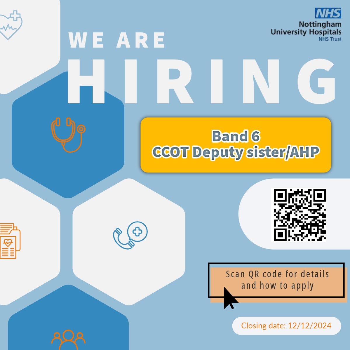 ✨ Vacancy Alert ✨

CCOT Band 6 position 

Closing date: 12 December 2024