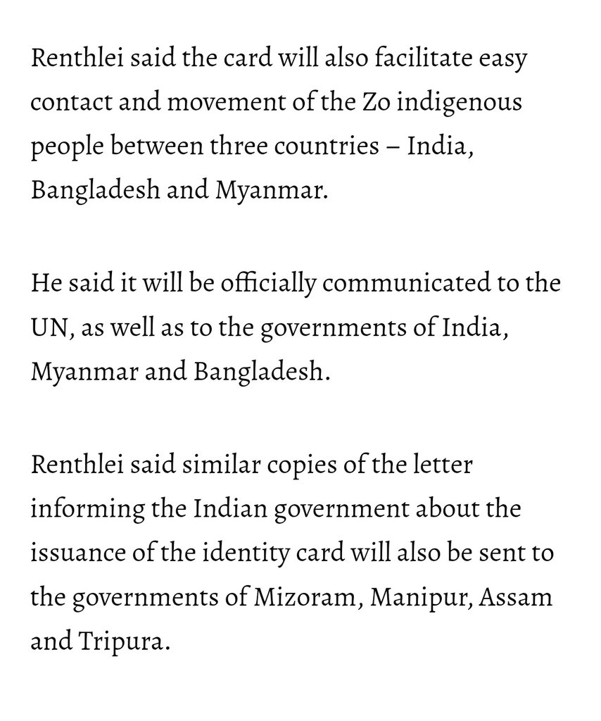 Why is the MIZORAM government continuously fueling violence in #Manipur? 

Is this their agenda to push #ZoUnification "as cited by CM  <a href="/Lal_Duhoma/">Lalduhoma</a> in the USA recently? 

#ManipurUnderAttack by 
#Chin_Kuki_Mizo_Hmar
#Mizoram fueled
#ManipurViolence