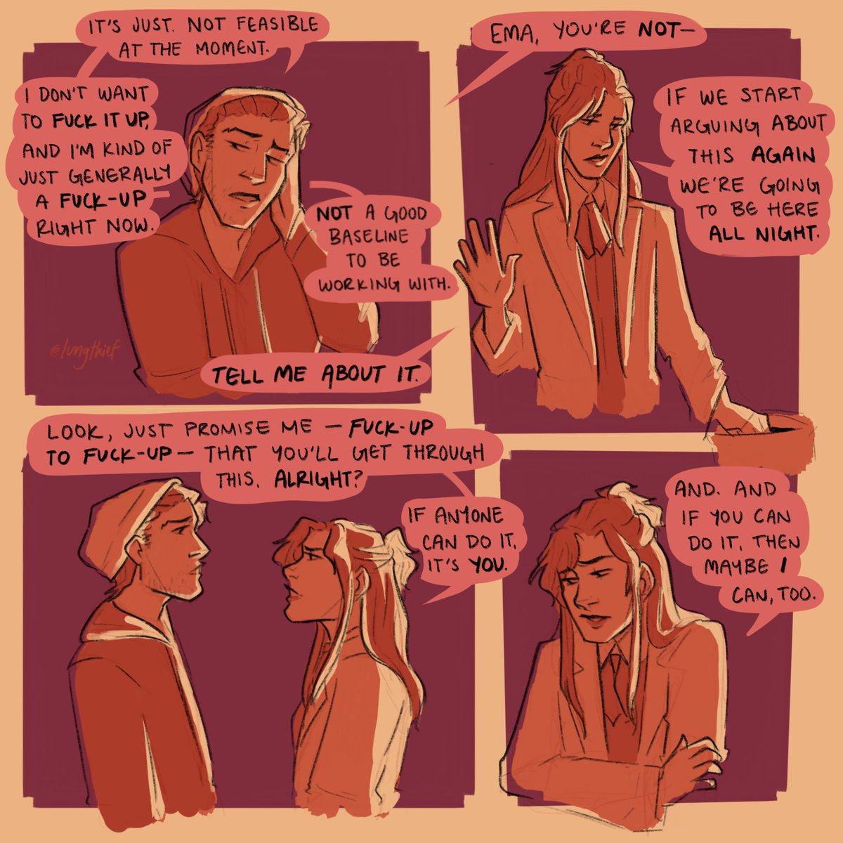 lungthief's tweet photo. new 7 year gap comic!!!! i love you phoenix wright and ema skye my best friends (1-4/8) #aceattorney #narumitsu #wrightworth #aa4 #apollojustice https://t.co/Vpyd7NcJfL