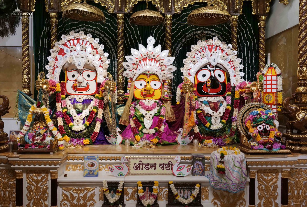 ISKCONPune's tweet photo. 🙏🏽Today's 📿 🗓07-12-2024🙏
🌷Odana-Sasthi Special Darshan🌷
🌷Sri Sri Jagannath Baldev Subhadra🌷
🚩@ISKCONNVCCPune🚩
.
.
#ISKCONNVCC #ISKCONPune #ISKCONNVCCPune #ISKCON #7thdecember #7thdecember2024 #Saturday #Harinaamsankirtan #Radheshyamdas #Radheradhe #Sankirtan #Kirtan https://t.co/DIu9Y9YbZR