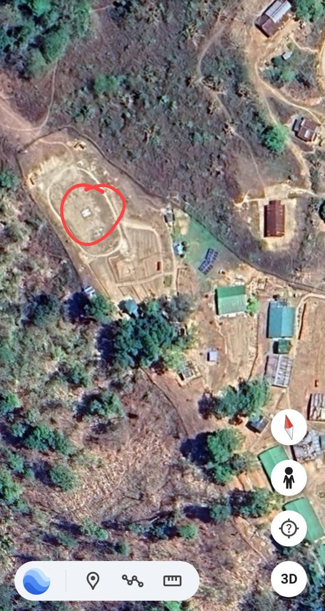 Who is providing a continuous supply of arms and ammunition to #KukiTerrorists, fueling ongoing chaos in Manipur?
Image: Helipads located in Kuki-occupied districts of #Manipur.