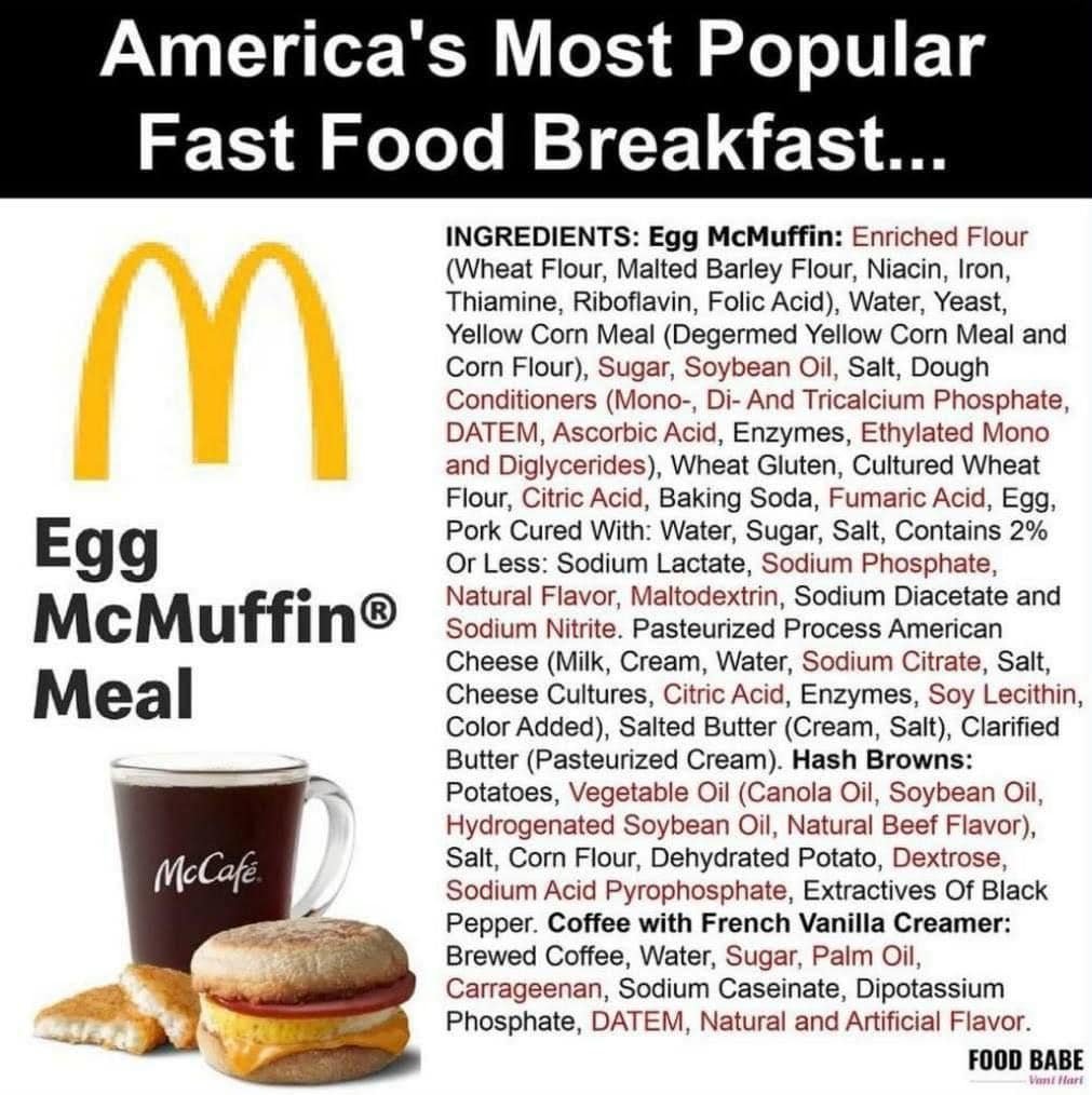 goddek's tweet photo. America’s most popular breakfast: a chemical cocktail of seed oils, sugar, and unpronounceable additives.

Bon appétit. https://t.co/IY8sBXsLLo