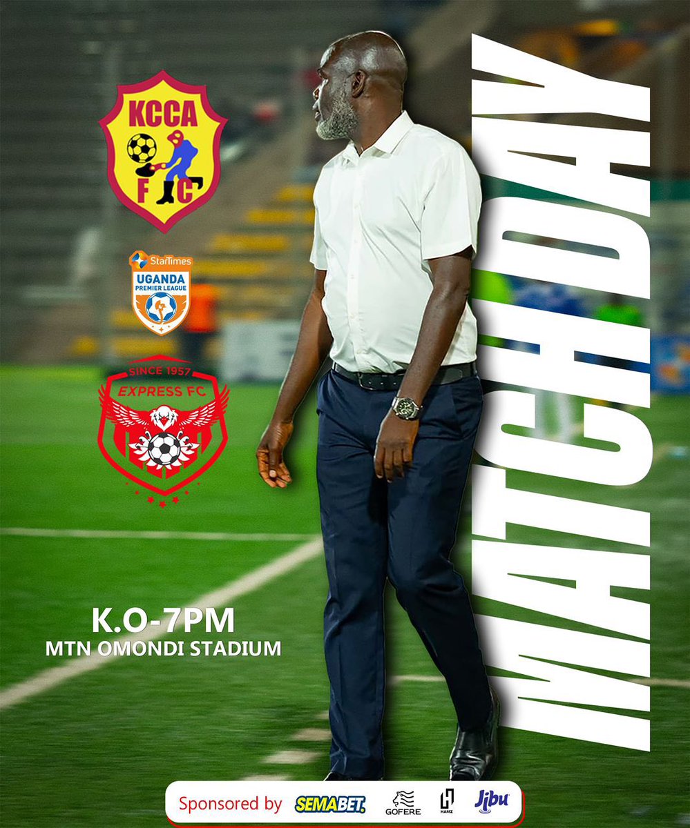 🔴 MATCHDAY 🔴

We move across the city to Lugogo for the Kampala Derby at 7 PM 💪

#SUPL || #MD11 || #KCCAEXP || #KampalaDerby ||~#MukwanoGwabangi 🔴🦅