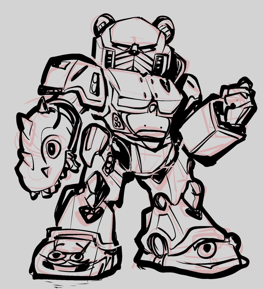 DOCMARVELLO's tweet image. Sd style Mecha Team Leader Fortnite. Mtl my beloved