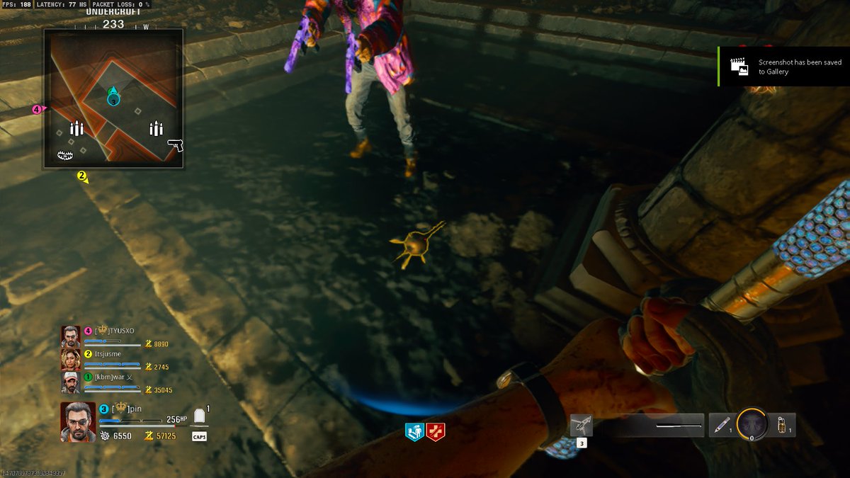 UrNotPin's tweet photo. What kind of bug is this @Activision @Treyarch Been doing the easter egg all day and so many glitches we have run into today. We literally cant even pick up the part of the sword that we need only because apart of it is in a rock. #CallofDuty #bo6zombies #treyarch #cod https://t.co/HVTFzdMDgs