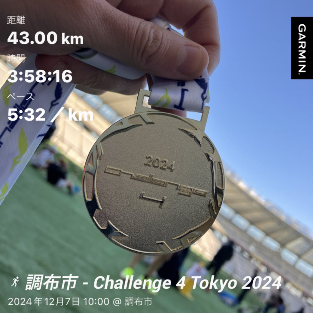 22haruka_'s tweet image. 3回目のフルで念願のサブ4達成しました…‼️応援してくださった皆様に感謝です…

ウェーブ10で参戦…40kmで攣ってダメかと思いましたが、無心でペーサーの皆様の背中だけを追いかけました😭

攣りが酷すぎるので、愛知に帰るまでサブ4チャレンジは終われません…🤣
#Challenge4