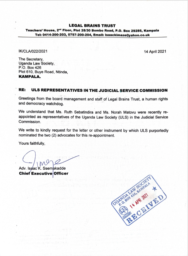 ug_lawsociety's tweet photo. MUST READ: Our #RadicalNewBar  President, Mr. @IsaacSsemakadde, SC​, has directed that members and the public be shown the documents exposing his long struggle with our former leaders for #Democratization of the process through which the Bar identifies its nominees for appointment to the @JSCUganda (JSC) and checks the Executive ​overbearance in the search and selection of other members of the JSC without adequate public participation.

The President urges all candidates for the first-ever election of our JSC NOMINEES, as well as their duly informed supporters, to amplify condemnation of our undemocratic history.

This is the only way to ensure that the Bar never returns to the​ doldrums.

PLEASE, ACCESS ALL THE DOCUMENTS VIA THE LINK: https://t.co/NRJaVeknhi

#BangTheTable
#BackOnTrack
#RNBVision2060