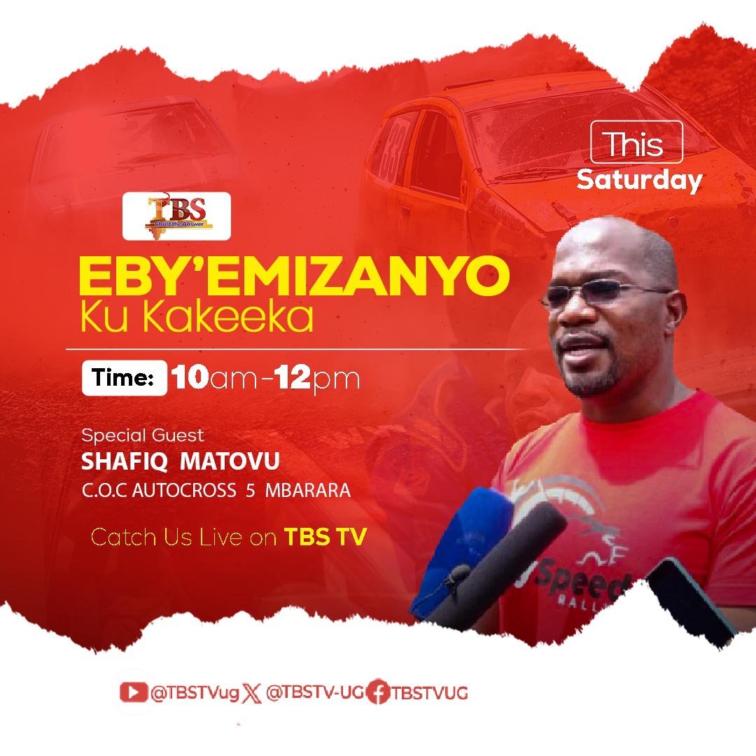 TBSTV_UG's tweet photo. Tosubwa enkya ya leero mu Program Ebyemizannyo Kakeeka ku saawa 4 ezokumakya.
#EbyemizannyoKakeeka 
#NyumirwaTBSTV https://t.co/dEjOphurcK