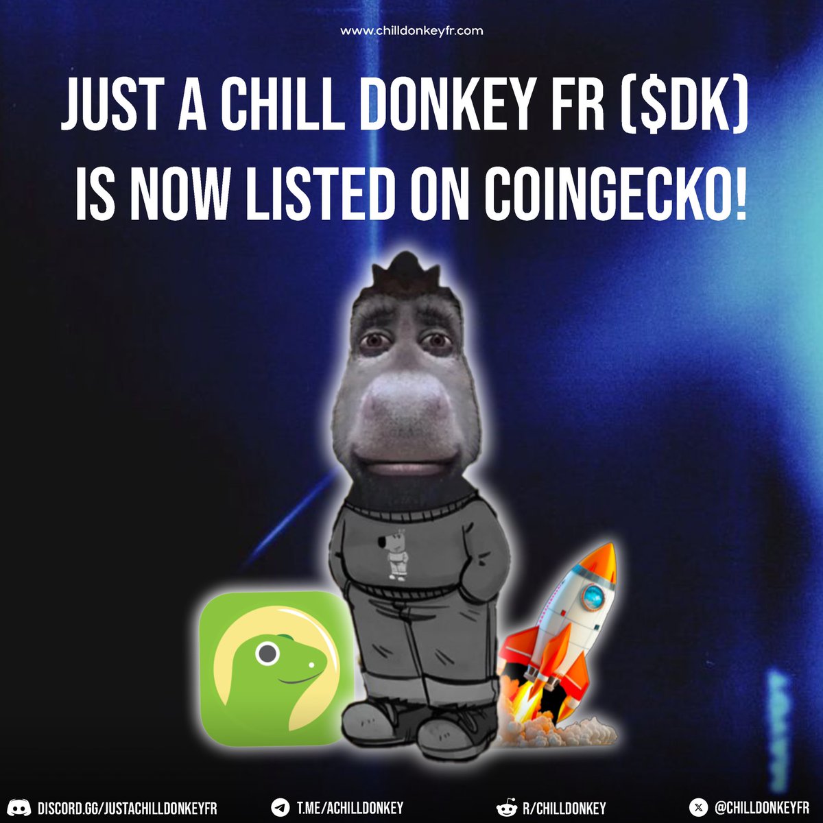 chilldonkeyfr's tweet photo. THIS IS SO BIGGG $DK ON @coingecko 🙏 LFGG $DK FAM 🚀🚀🚀💎🙌 https://t.co/D5lCREQbCg