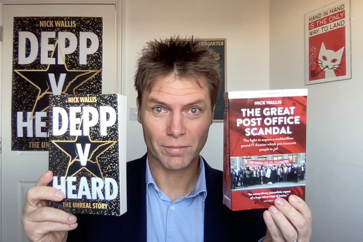 nickwallis's tweet photo. Christmas hustle post. If you are looking for a gift for someone, can I recommend either or both the books in the photo below. The Great Post Office Scandal (called "famous" in a recent parliamentry debate) is currently on special on Amazon (link to follow) and... https://t.co/SCchQ3hsjm