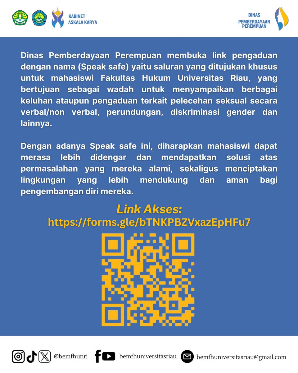 BEM Fakultas Hukum Universitas Riau tweet media