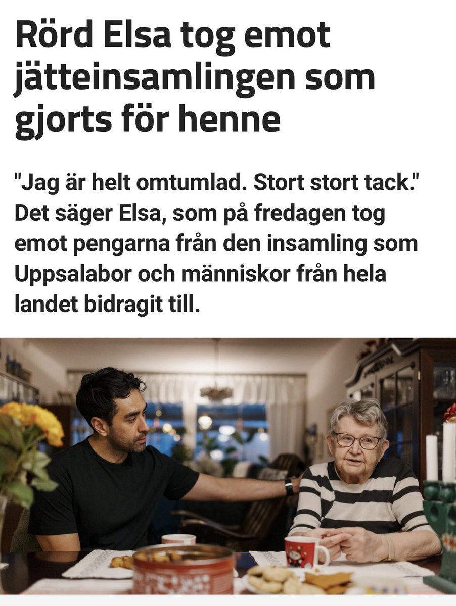 Panshiri_M's tweet photo. Elsas insamling är en symbol för att när stat och kommun inte lyckas med sin kärnuppgift att skydda medborgarna, då kliver folket fram. Vi visar solidaritet och värme. Att vi bryr oss. https://t.co/P5jxSXBdJE