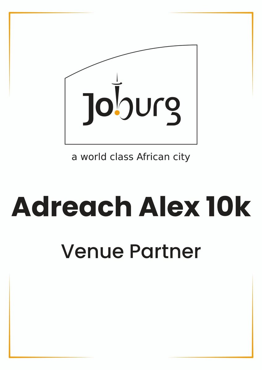 RunAlexAC's tweet photo. We also welcome @CityofJoburgZA as the official partner of the Adreach Alex 10k. The city has made available the Altrec Sports Complex for this event. The complex boasts a beautiful cricket oval that will give us a world class finish, two soccer fields that will also be available for our race activities.

In addition a number of departments within the city will be working closely with the organizers to make this a world class event, in a world class African city.

Race Info: https://t.co/wwn5pnivZV 

#adreachalex10k #runalex