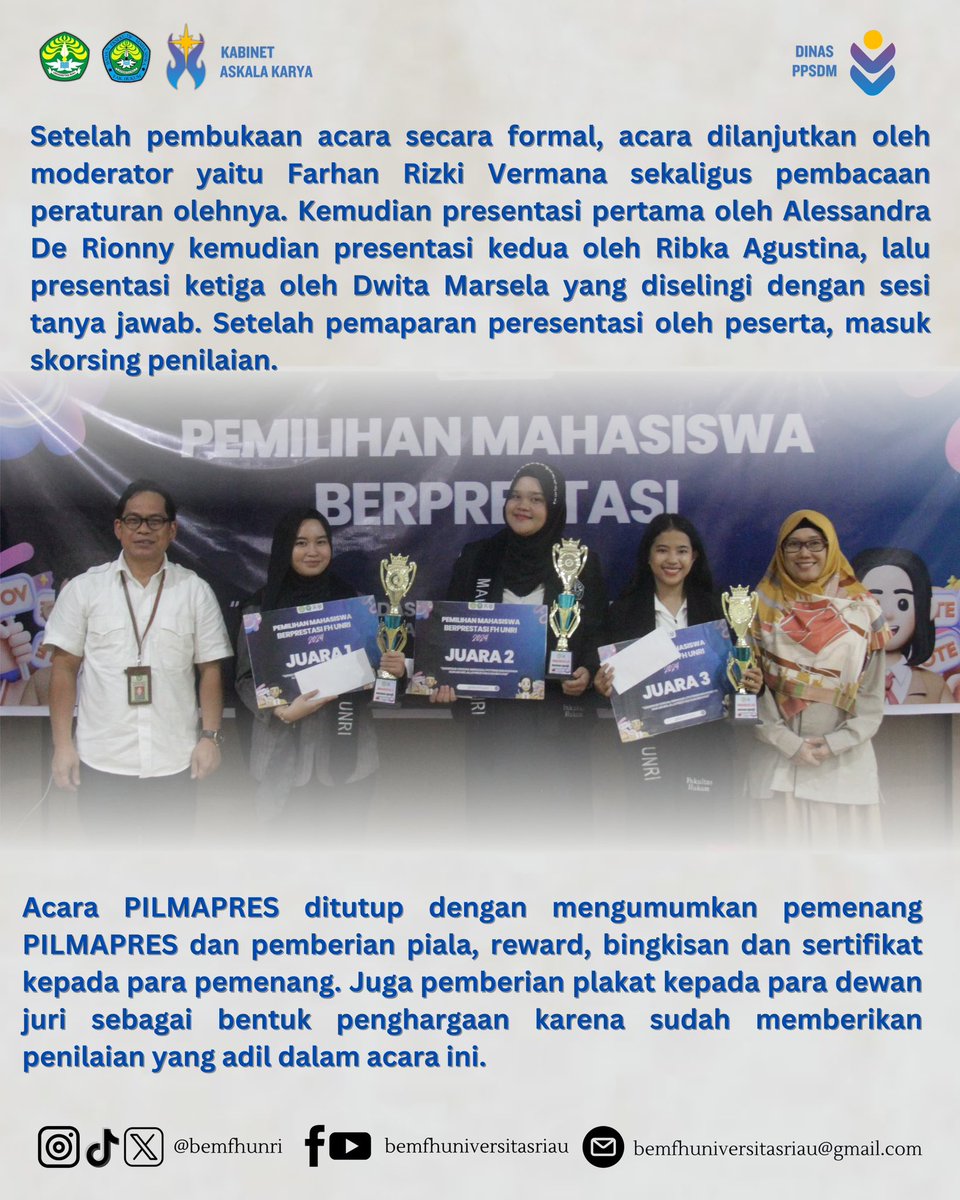 BEM Fakultas Hukum Universitas Riau tweet media