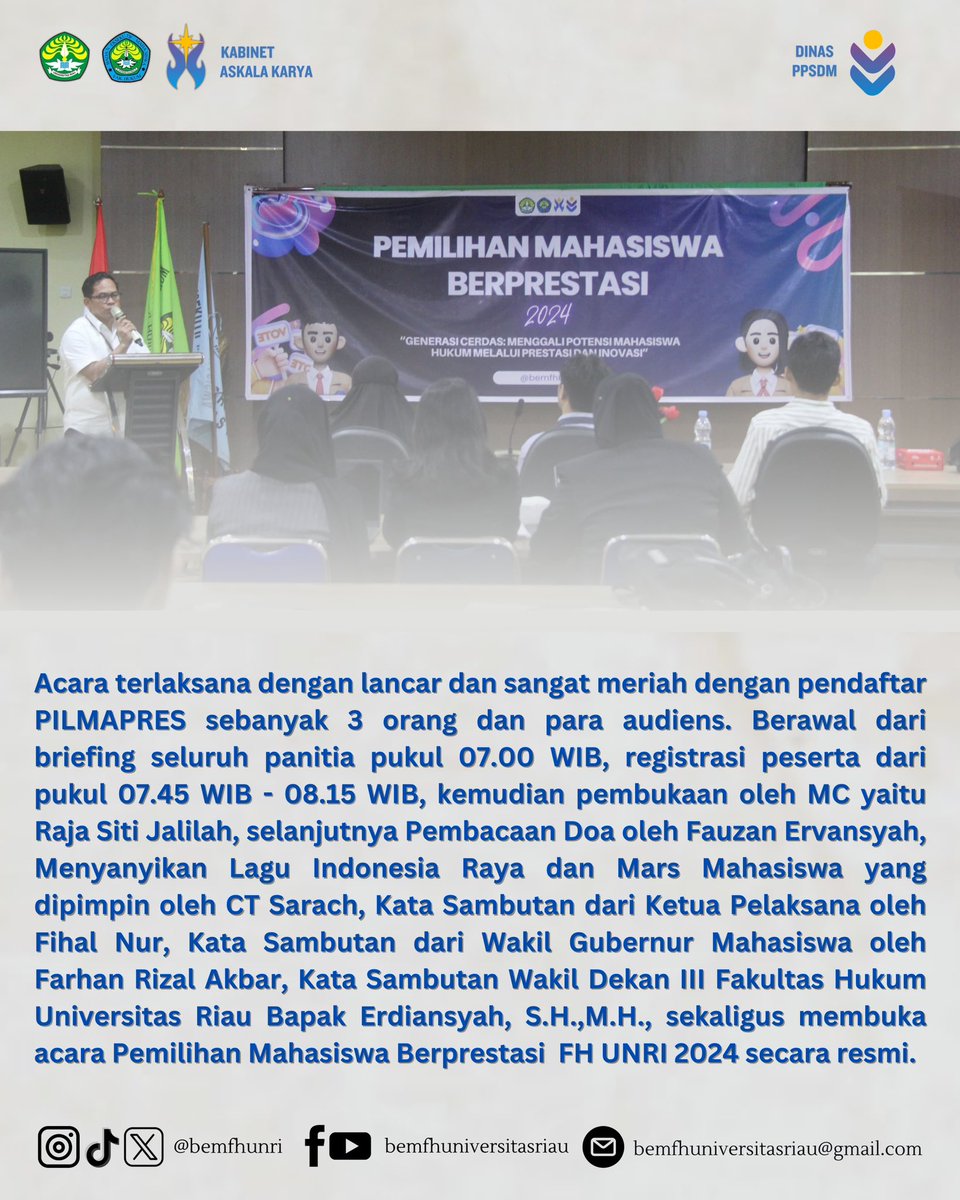 BEM Fakultas Hukum Universitas Riau tweet media