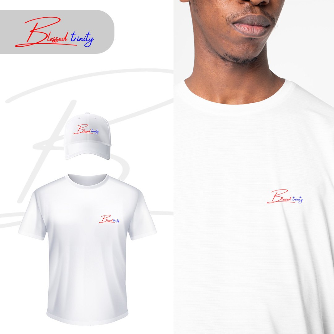 MJCreatves's tweet image. Blessed Trinity 
Clothing brand Logo ❤️🥰

Allow us to design your business