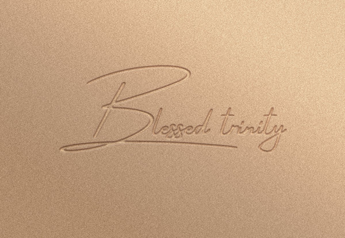 MJCreatves's tweet image. Blessed Trinity 
Clothing brand Logo ❤️🥰

Allow us to design your business