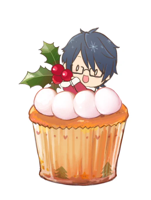 無月さんのクリスマス企画イラストです 