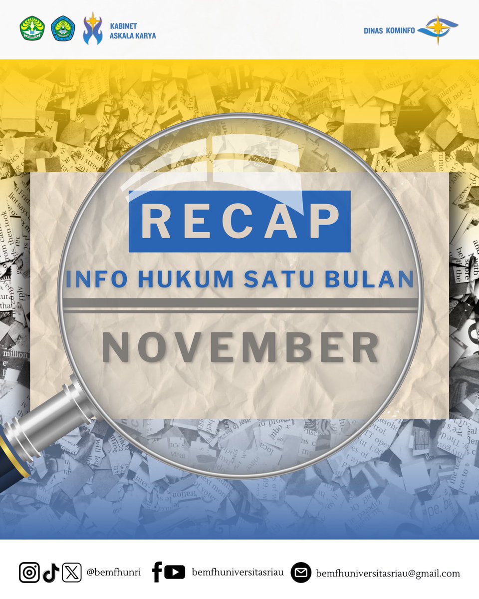 BEM Fakultas Hukum Universitas Riau tweet media
