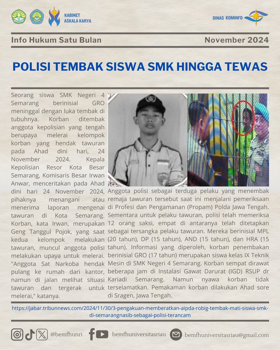 BEM Fakultas Hukum Universitas Riau tweet media