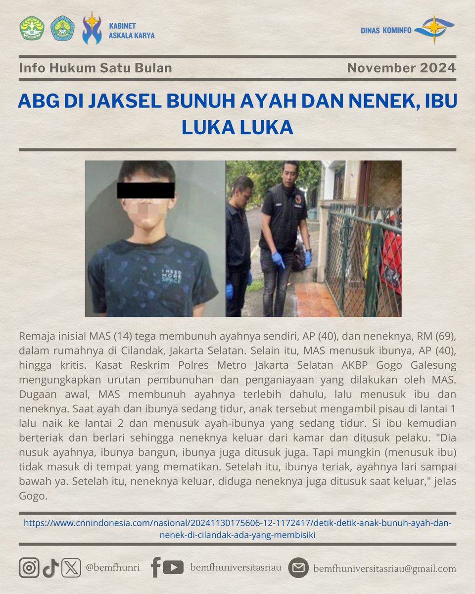 BEM Fakultas Hukum Universitas Riau tweet media