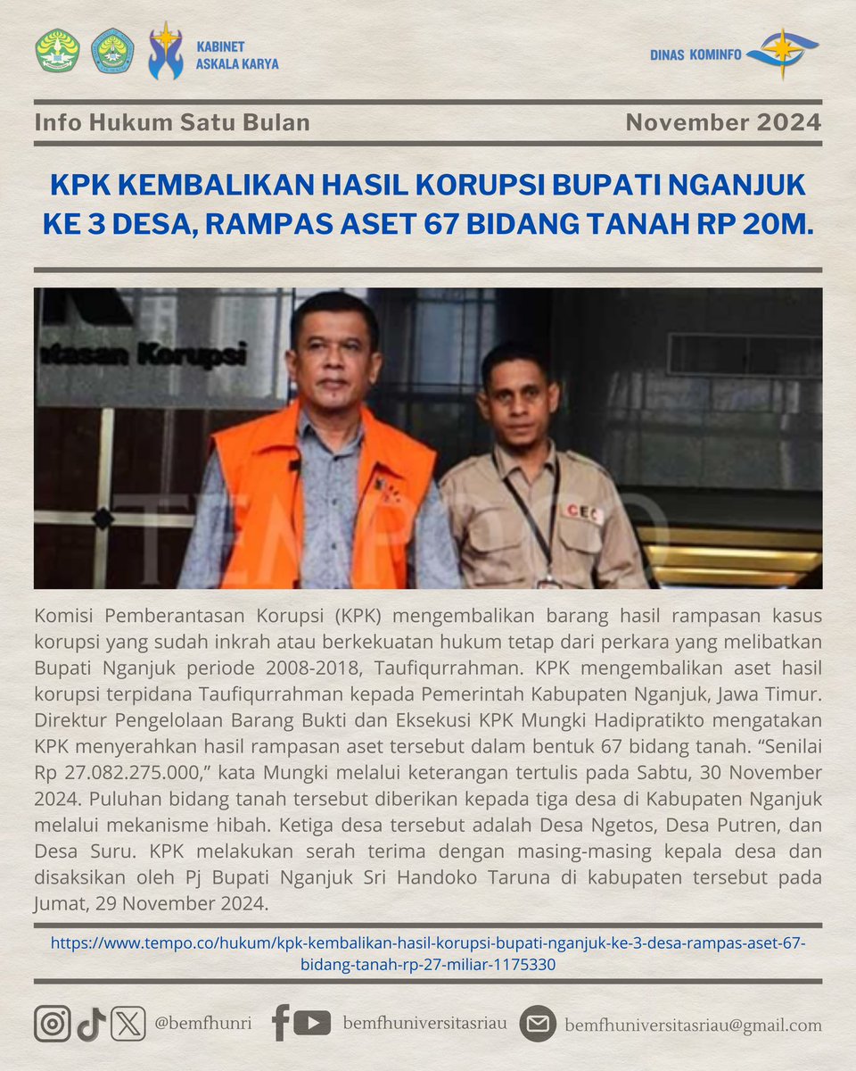 BEM Fakultas Hukum Universitas Riau tweet media