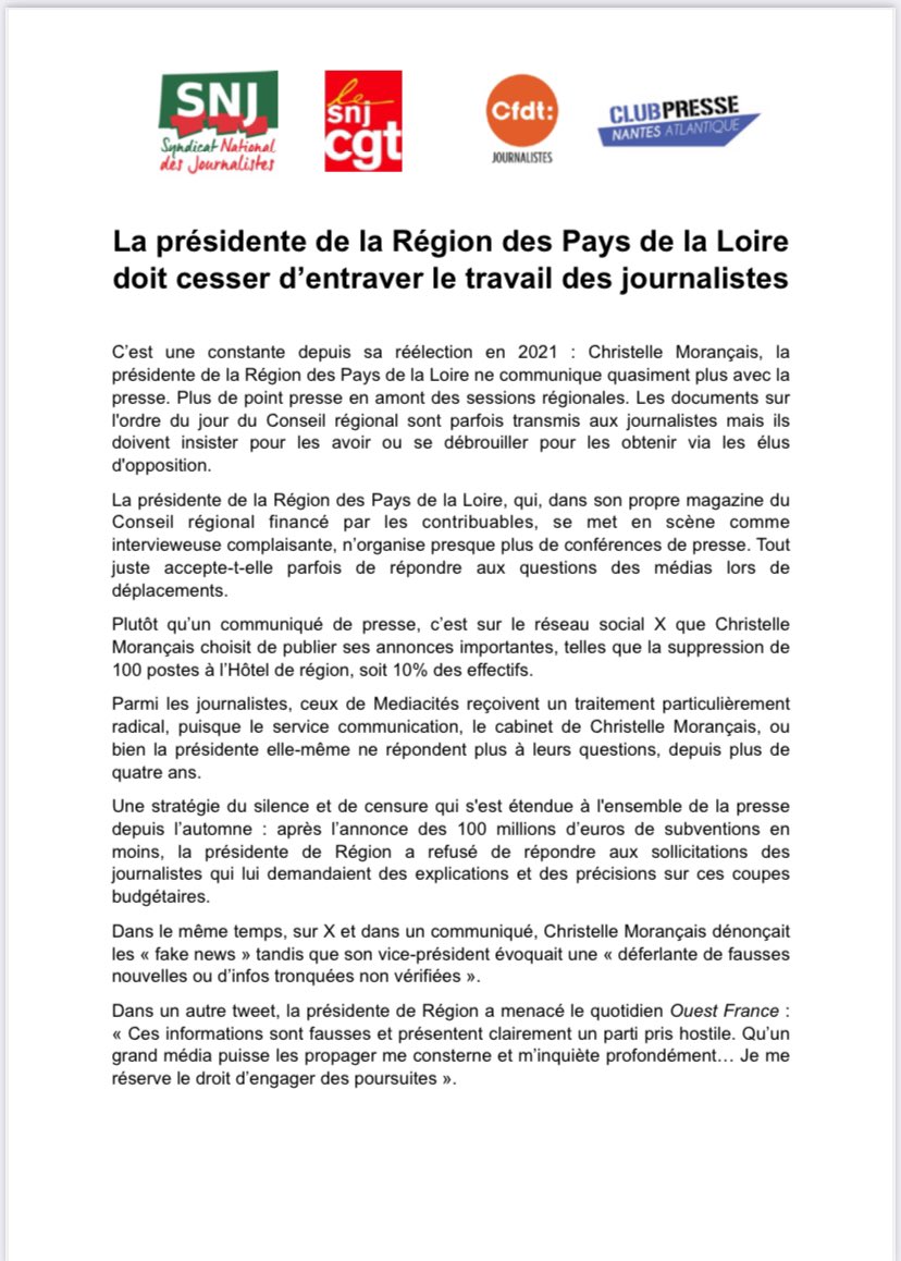 CFDT Journalistes tweet media