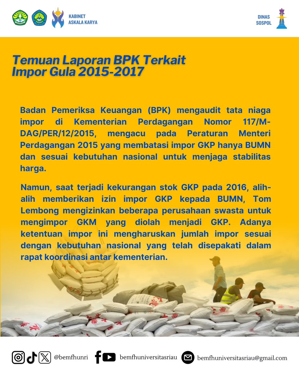 BEM Fakultas Hukum Universitas Riau tweet media