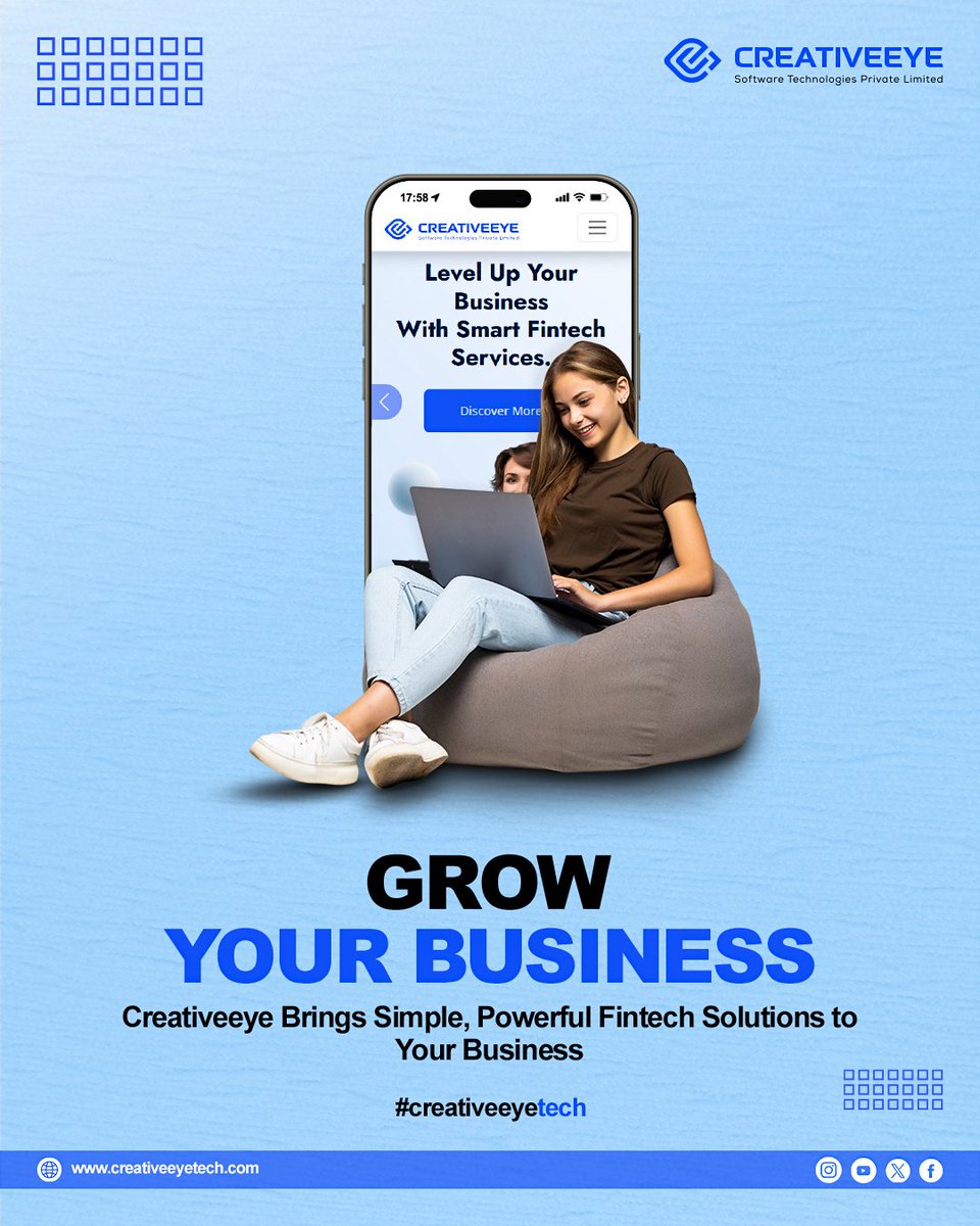 Creativeeyetech's tweet photo. At Creativeeye, we’re making finance simpler so you can focus on growing your business. Smooth payments, easy banking—let’s make it happen! :💡🚀
#CreativeEye #Creativeeyetech #Banking #Finance #Fintech #BusinessGrowth #FinanceMadeEasy https://t.co/wUZgLzW6JV