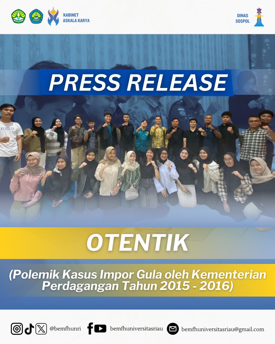 BEM Fakultas Hukum Universitas Riau tweet media