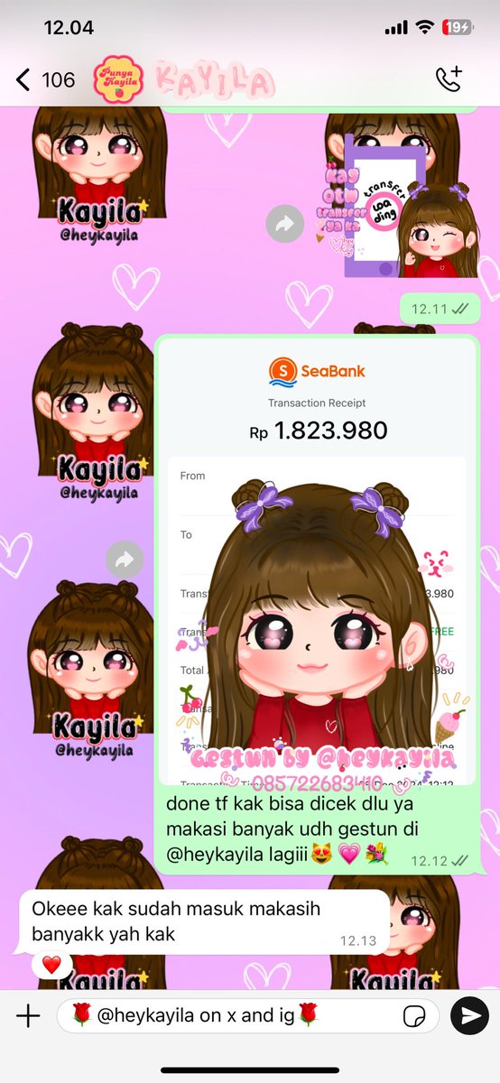 heykayila's tweet photo. ꒰ ♡ |  05 Des, 2024! ꒱ 🎀 

⠀⠀⠀:¨·.·¨: GESTUN GOPAYLATER 💬

᧔࿔᧓ via co Rp 2.004.374

gestun gopaylater via co fee murce yaa cair after klik pesanan selesaii😻 https://t.co/Dz3nwXH9KJ