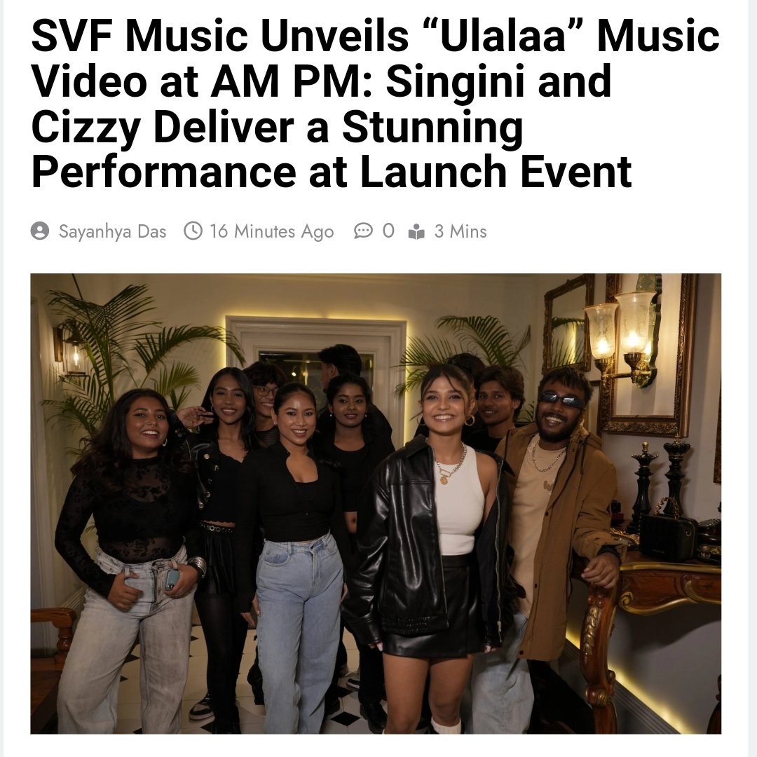 SVFMusic's tweet photo. The much awaited event went #Ulalaa yesterday 🔥
Read the full article here 🔗https://t.co/UeEoW6rDG6 https://t.co/UHcOByWd7b