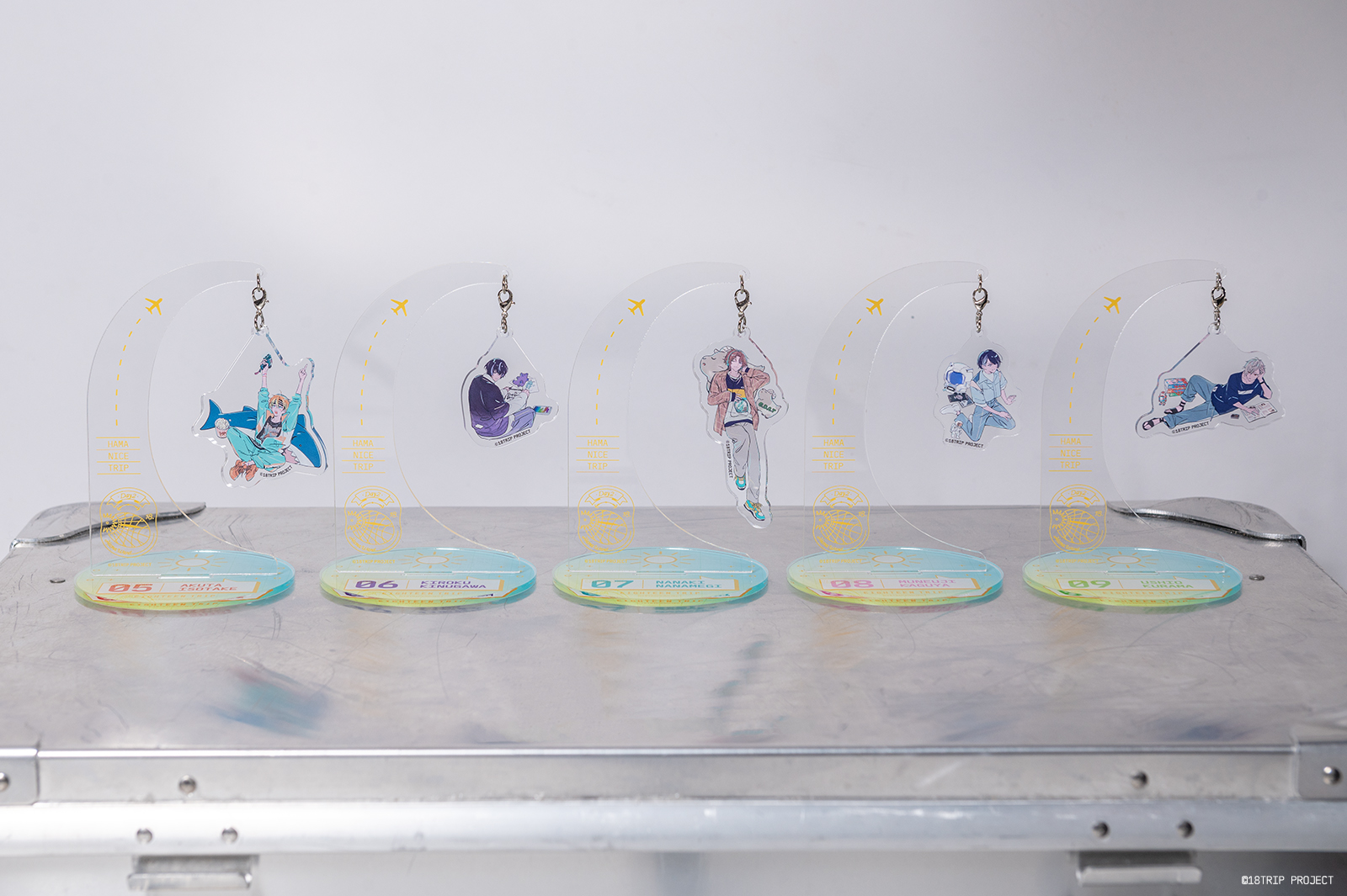 【匿名配送】ゆらゆらアクリルスタンドA セット ゆらゆらアクリルスタンドコンプリートセット【ローソン・@Loppi