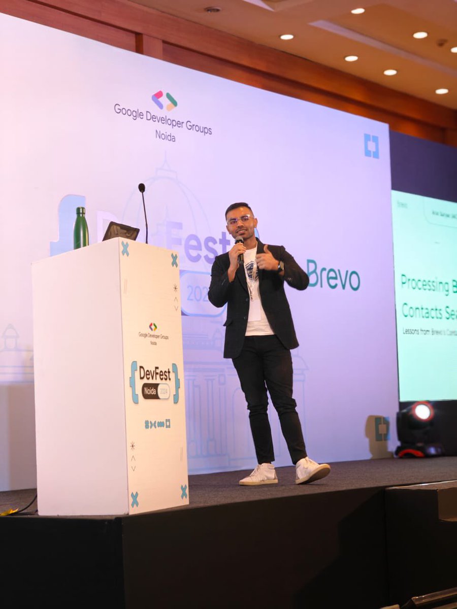 _piyushsarin's tweet photo. Come Join Us at GDG Noida!
Don’t miss the insightful talk, “Processing Billions of Contacts Seamlessly”, by Arun Kumar.
Gain valuable insights, learn from the best, and be part of the conversation!

We look forward to seeing you there!
#GDGNoida #brevo https://t.co/GBhBoKtNpT