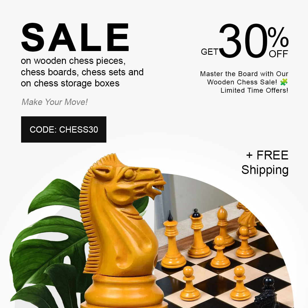 chessbazaar's tweet image. Exclusive Sale: 30% Off Wooden Chess Pieces, Sets, Boards &amp;amp; Storage Boxes – Use Code: CHESS30

Shop now: chessbazaar.com/chess-pieces.h…

#chesspieces #chessboards #chesssets #chessstoragebox #chessbazaar #sale
