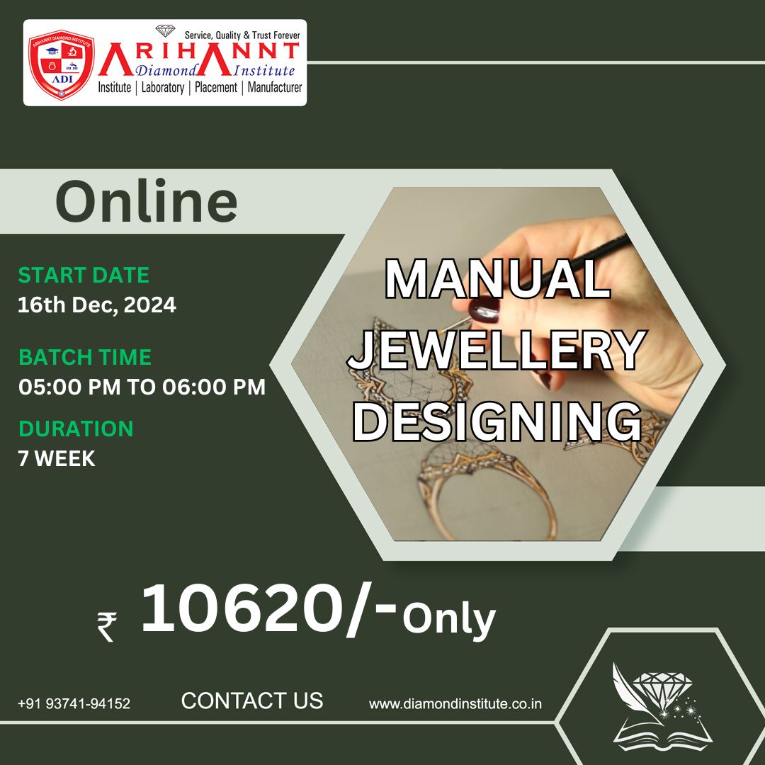 arihantdiamondi's tweet photo. Join our Online Manual Jewellery Design Course and start crafting your future today.
Turn your creative ideas into stunning Jewellery Design from the comfort of your home! 💻💎

For More Information Call Us👇
9374194152

#manualjewellerydesign #jewelleydesign #diamondinside https://t.co/UnTbpURM6x