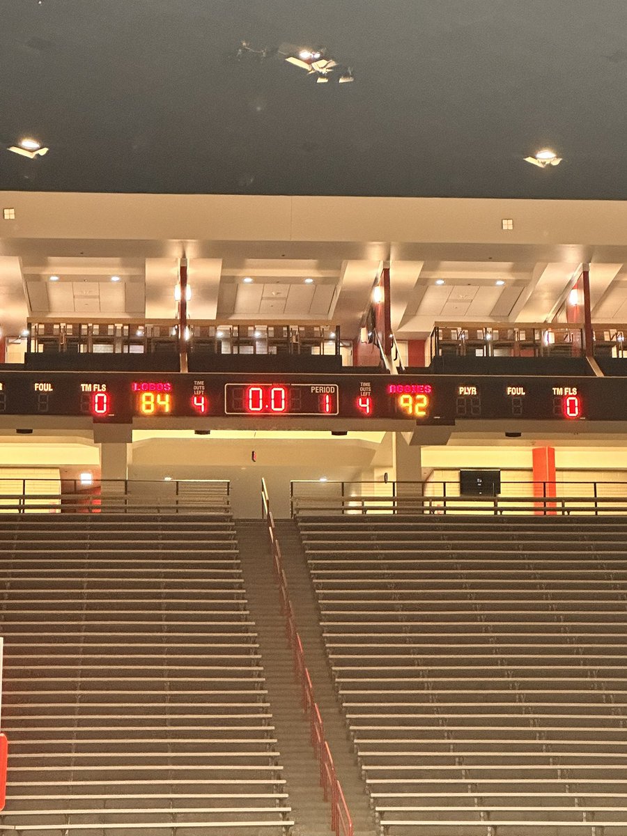 UNMMBBManagers's tweet photo. Good first game in the Pit! Thank you for coming out @NMSUMBBmanagers!

@ManagerGames_ #GoLobos https://t.co/WsF7Pr9YY1