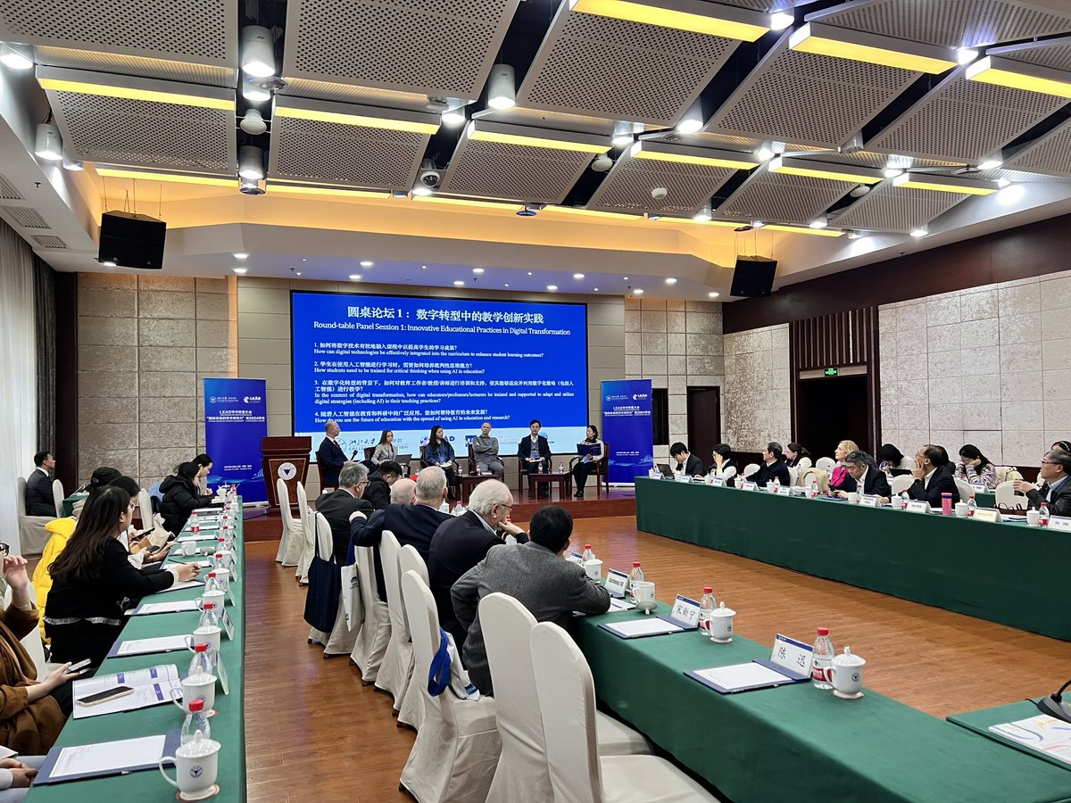 Lead2P's tweet photo. LEAD Academic Network Conference-ROUND-TABLE PANEL SESSION 1: INNOVATIVE EDUCATIONAL PRACTICES IN DIGITAL TRANSFORMATION is ongoing at Hangzhou University, China https://t.co/q7UoesDjhU